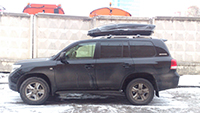 Автобокс Thule Motion XT XL Toyota Land Cruiser 200 и Thule WingBar Edge 9583, фото 2